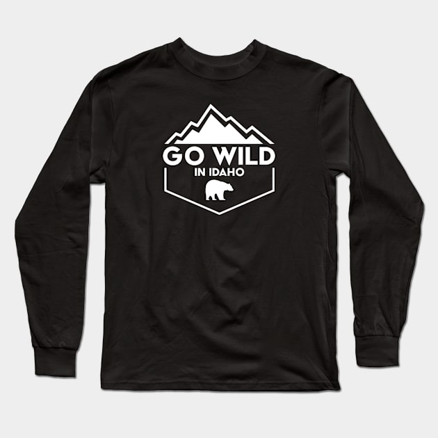 Go Wild in Idaho Long Sleeve T-Shirt by SLAG_Creative